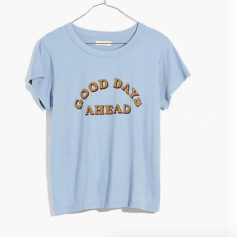 Madewell Good Days Ahead Perfect Vintage Tee Size Small